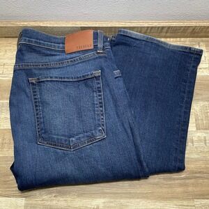 Tecovas Standard Dark Blue Wash Denim Jeans Men's 36x30 Straight Fit Made in USA